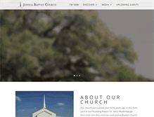 Tablet Screenshot of joshuabaptist.com